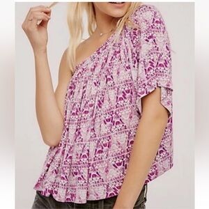 FREE PEOPLE Ocean Avenue One Shoulder Top